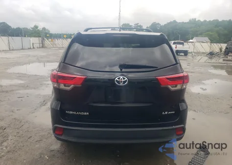 2018 Toyota Highlander Le from USA, damaged, VIN 5TDBZRFH7JS852053